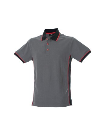Ανδρικό πόλο (Durban) grey-black-red